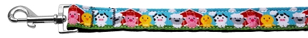 Barnyard Buddies Nylon Ribbon Collars 1 wide 6ft Leash